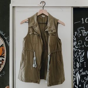 Army green vest